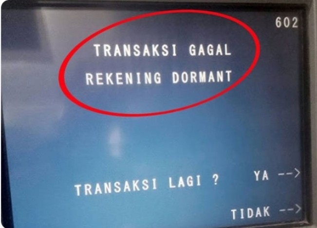 Ilustrasi Rekening Dormant. [Instagram]